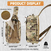 Votagoo Outdoor 13L Tactical Sling Bag 500D Nylon Military Shoulder Pouches