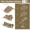 Tactical Dump Pouch Molle Storage Bag Tactical Waist Bag, Drawstring Folding Magazine Dump Bag
