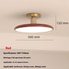 Cream Ceiling Light for Bedroom with Full Spectrum Lighting