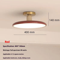 Cream Ceiling Light for Bedroom with Full Spectrum Lighting
