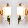 Creative Bird Lamp with Solid Wood Design for Aisle & Living Room