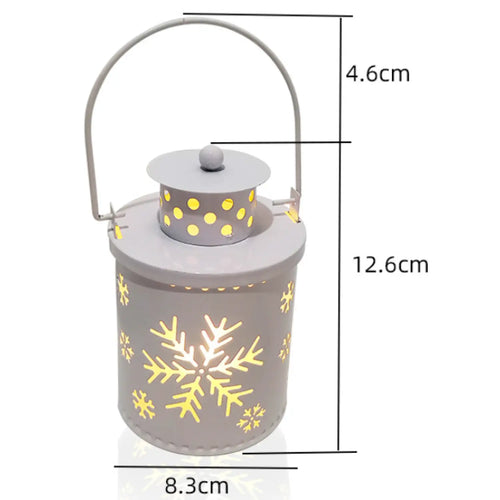 Creative Candle Lights Lantern with LED for Christmas & Holiday Decoration
