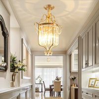 Crystal Chandelier Modern Design with Iron and Elegant Crystal Finish