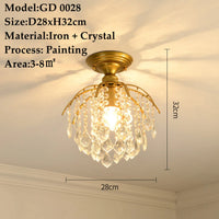 Crystal Chandelier Modern Design with Iron and Elegant Crystal Finish