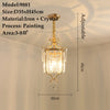 Crystal Chandelier Modern Design with Iron and Elegant Crystal Finish