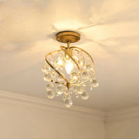 Crystal Chandelier Modern Design with Iron and Elegant Crystal Finish