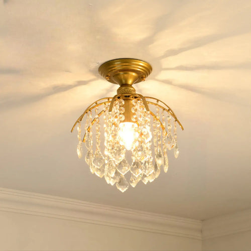 Crystal Chandelier Modern Design with Iron and Elegant Crystal Finish
