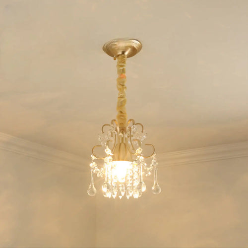 Crystal Chandelier Modern Design with Iron and Elegant Crystal Finish