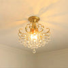Crystal Chandelier Modern Design with Iron and Elegant Crystal Finish