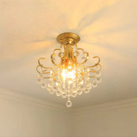 Crystal Chandelier Modern Design with Iron and Elegant Crystal Finish