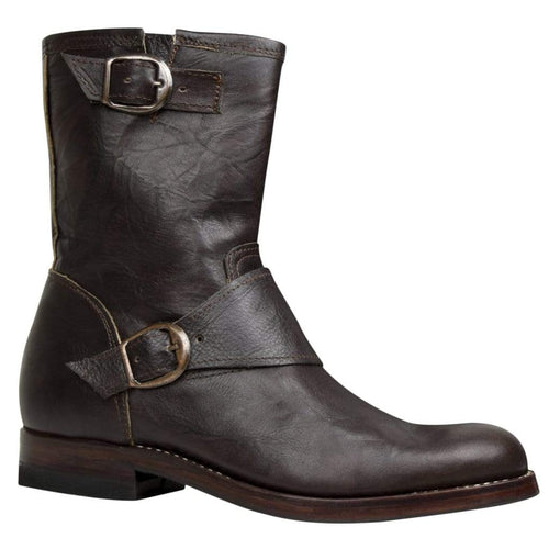 Custom Leather Biker Boots – Handmade Motorcycle Riding Boots | Goodyear Welt