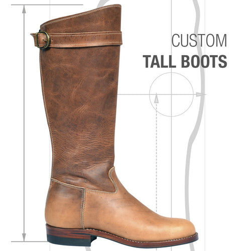 Custom Tall Leather Boots for Women – Perfect Calf Fit & Wide Feet