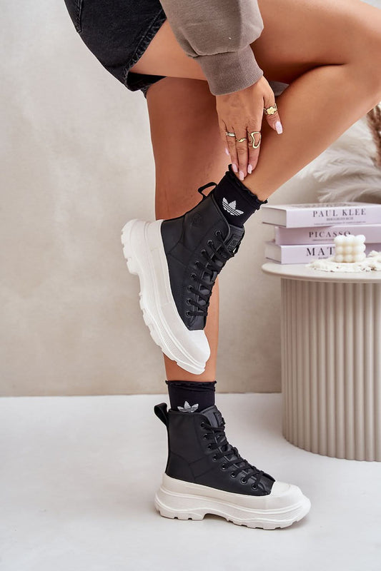 Big Star Natural leather Sneakers Step in style HTO Apparel