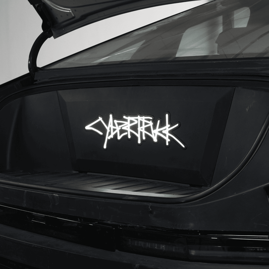 Cybertruck Frunk Accent Light Animated LED Lettering