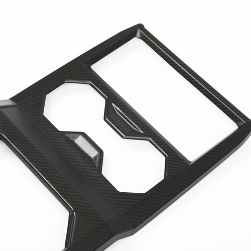 [Real Carbon Fiber] Front Drain Cup Panel For Cybertruck (Glossy/Matte)
