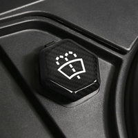 [Real Carbon Fiber] Glass Water Cover For Cybertruck