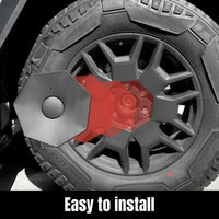 Cybertruck Wheel Center Caps Kit