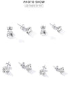 D Color VVS1 1ct Moissanite Stud Earrings 925 Sterling Silver Wedding Gift