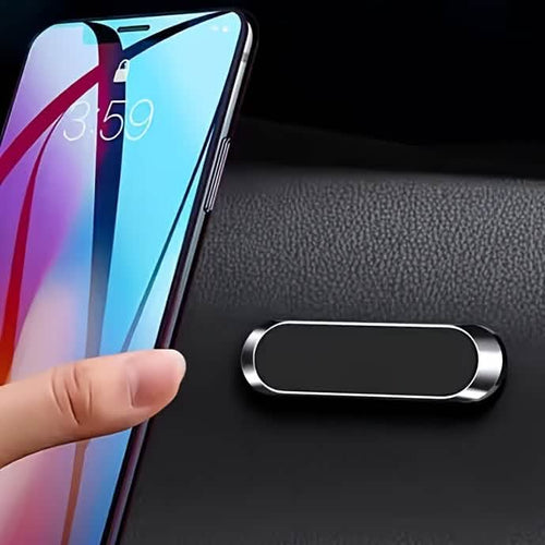 2-Pack: Super Magnetic Car Phone Holder – Black, Compact & Secure Grip