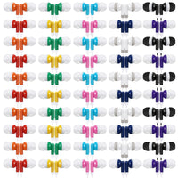 Saysurey 50 Pack Earbud Bulk Kid Headphone Earphone Earbud with Wire Individually Bagged for Classroom Student School Library(Multicolor)
