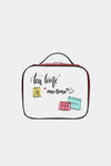 Nicole Lee USA Printed Handbag with Three Pouches