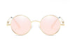 Luxury Popular Retro  Gothic Steampunk Polarized Men and  Women Brand Designer Vintage Round High Quality Metal Frame Sunglasses With UV400 Protection