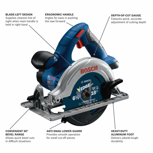 BOSCH CCS180B 18V 6-1/2 In. Blade Left Circular Saw (Bare Tool)