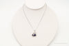 Cubic Zirconia Lab Amethyst Sterling Silver Necklace