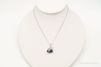 Cubic Zirconia Lab Amethyst Sterling Silver Necklace