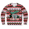 Santa's Favorite Bird Is A Flamingo Ugly Christmas Sweatshirt