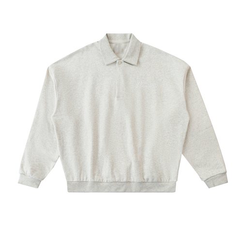 Signature Fleece Polo Sweatshirt