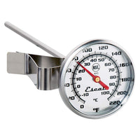Escali AH3 NSF Certified Commercial Instant Read Large Dial Thermometer W/Clip Silver