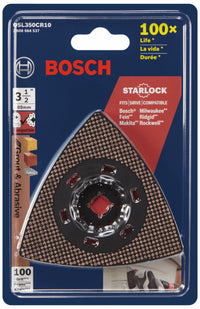 BOSCH OSL350CR10 Starlock® Oscillating Multi-Tool Carbide 100 Grit Delta Sanding Pad