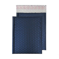Dark Blue Metallic Bubble Mailers Size 8.5x12 Padded Envelopes