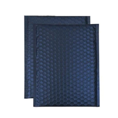 Dark Blue Metallic Bubble Mailers Size 8.5x12 Padded Envelopes