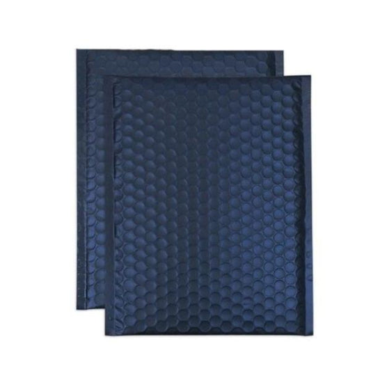 Dark Blue Metallic Bubble Mailers Size 8.5x12 Padded Envelopes