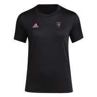 adidas Womens CF Short Sleeve Pre-Game T-Shirt Black/Club Inter De Futbol Miami XX-Large