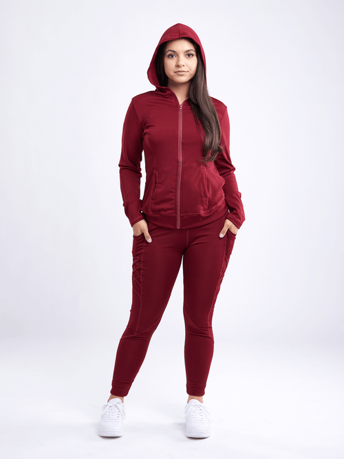 JupiterGear Athletic Fitted Zip-Up Hoodie Jacket with Pockets