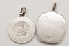 Antique Saints Protection Sterling Silver Pendant Charm Set