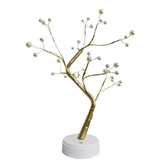 Decorative Bedroom Tree Lights with LED Copper Wire Design
