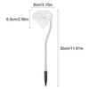 Decorative Diamond-Shaped Solar Ground Light for Garden Pathways