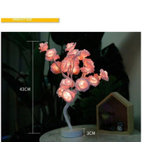 Decorative Flower Lamp with Soft Warm Light for Home Interiors