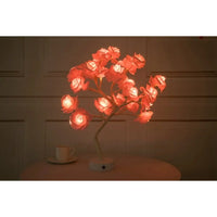 Decorative Flower Lamp with Soft Warm Light for Home Interiors