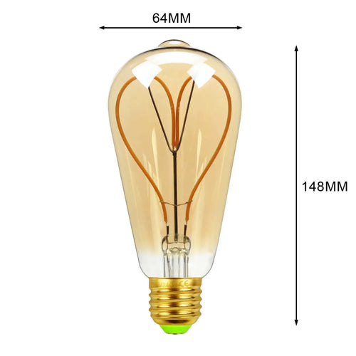 Decorative G125 Edison Bulb for Home Lighting with Dimmable LED Bulbs
