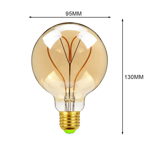 Decorative G125 Edison Bulb for Home Lighting with Dimmable LED Bulbs