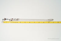 Designer Nicky Butler Moonstone Garnet Sterling Silver Necklace