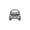 2016 Denali Sierra 3500HD Front View Metal Car Wall Art - MT0562