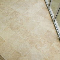 Denizli Beige Travertine Honed and Filled Floor and Wall Tile - Livfloors Collection