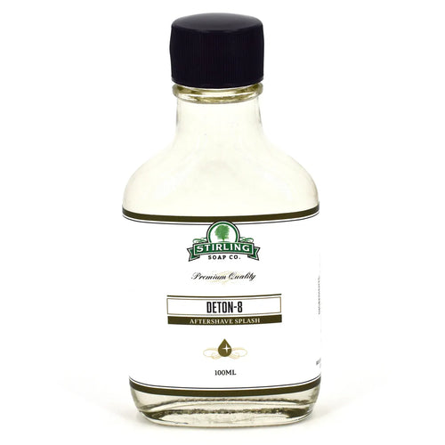 Stirling Soap Co. Deton-8  Aftershave Splash 3.3 oz