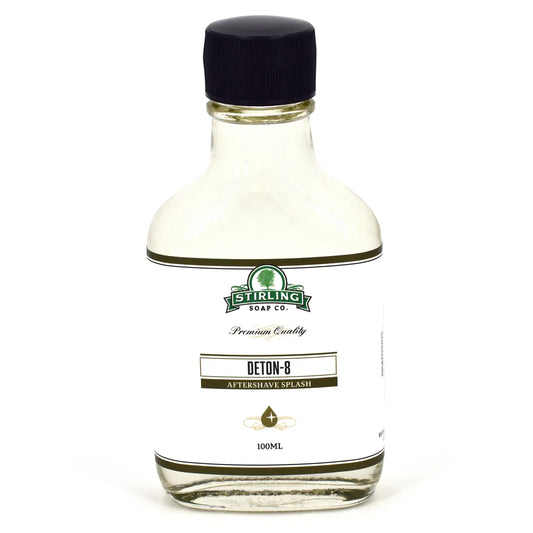 Stirling Soap Co. Deton-8  Aftershave Splash 3.3 oz